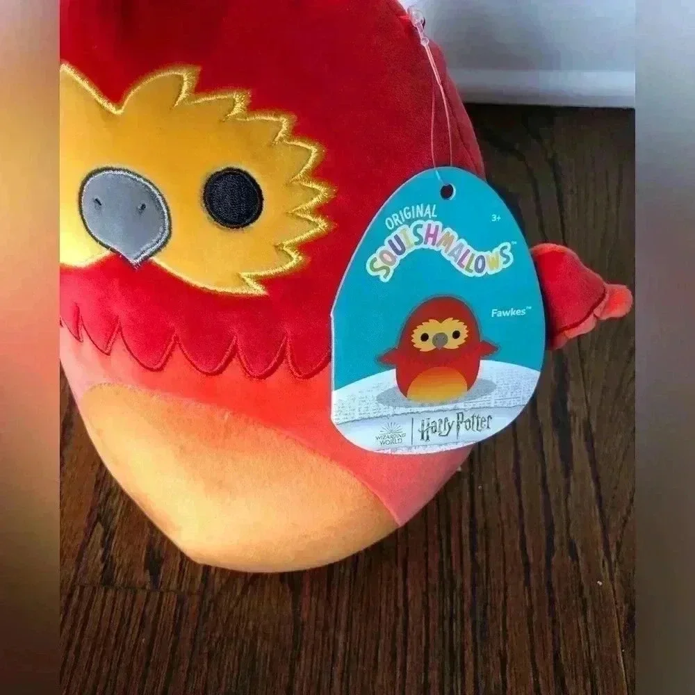 Harry Potter Wizarding World x Original Squishmallows 8” Fawkes - NWT!! - Picture 4 of 6